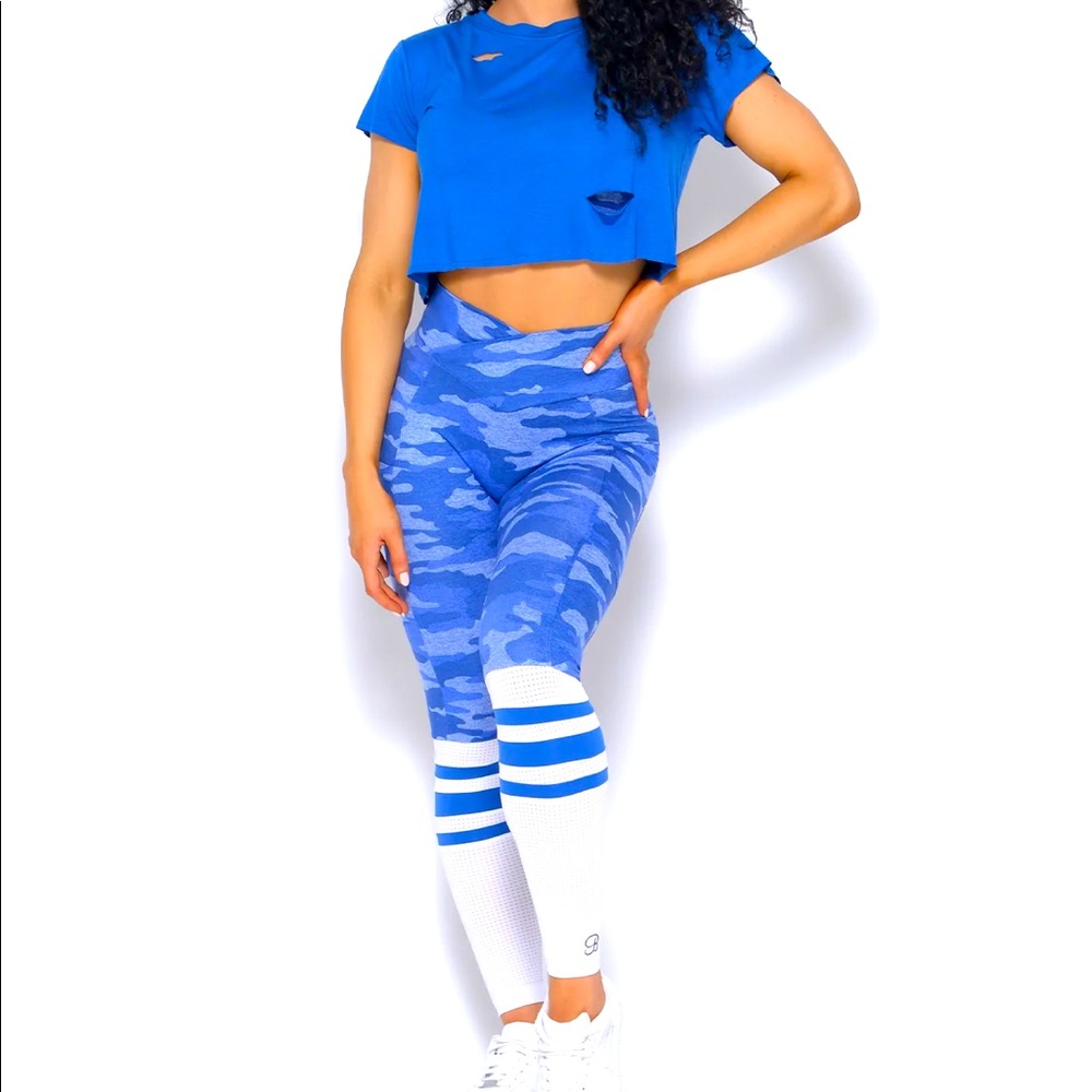 BOMBSHELL CONTOUR SOCK LEGGINGS XS